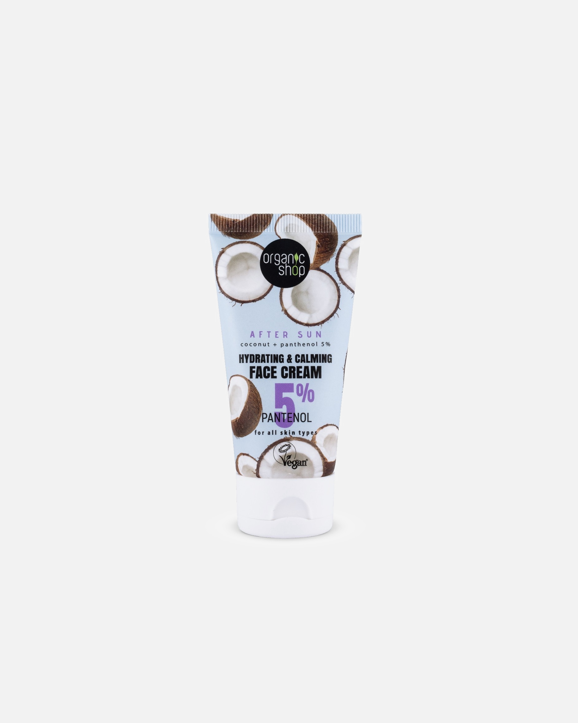 Organic Shop Crème visage après soleil hydratante etapaisante