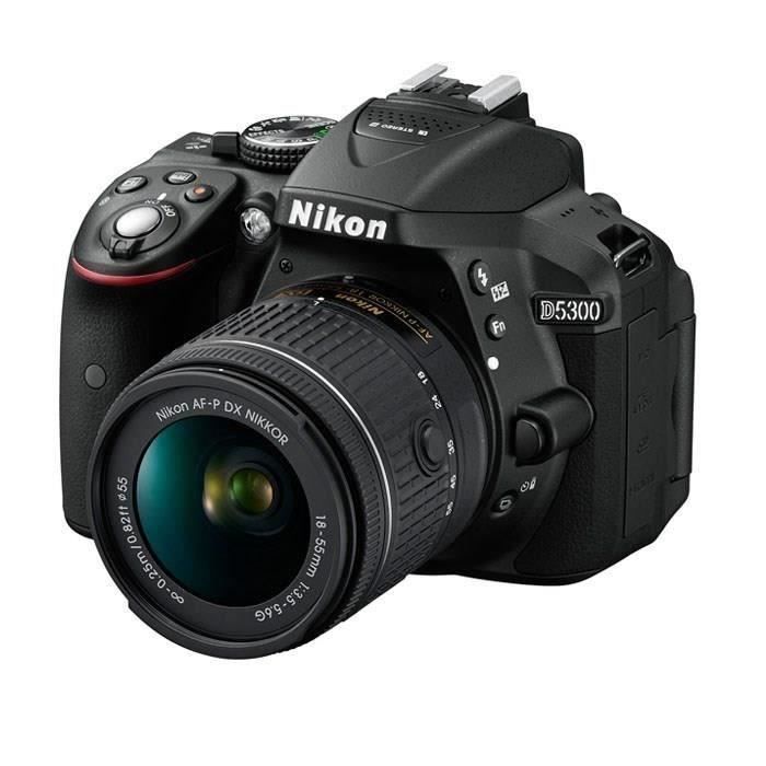 NIKON D5300 spejlreflekskamera med objektiv - sort + AF-P 18-55VR