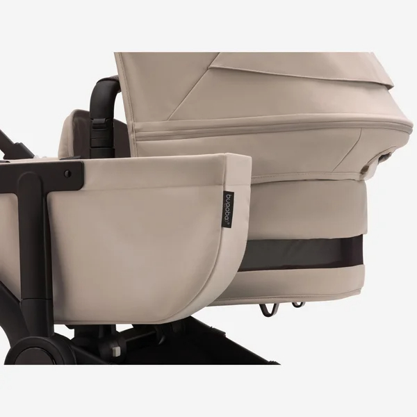 Bugaboo Donkey 5 Twin 2-i-1 Barnvagnsset Svart/Öken Taupe, Öken Taupe