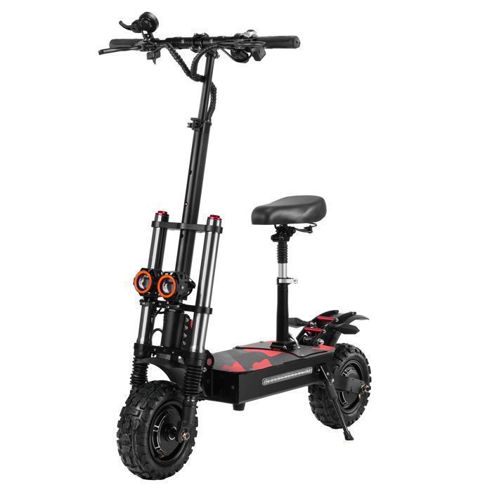 Patinete eléctrico BOYUEDA S3-11 - 2 motores de 3000 W - Batería de 60 V y 38 Ah - Neumáticos de 11
