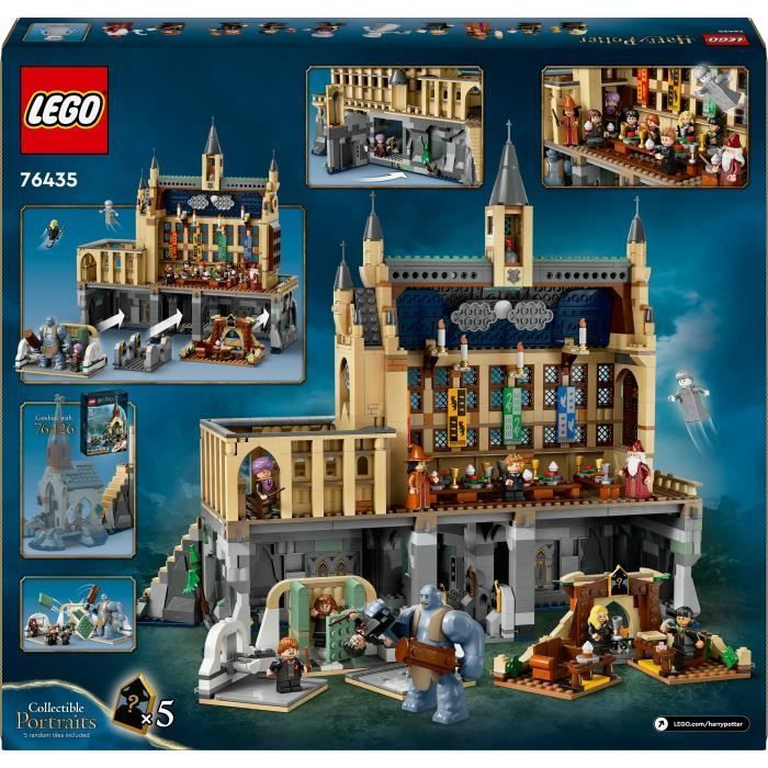 LEGO® Harry Potter 76435 Galtvorts slott: Den store hallen - Samlesett