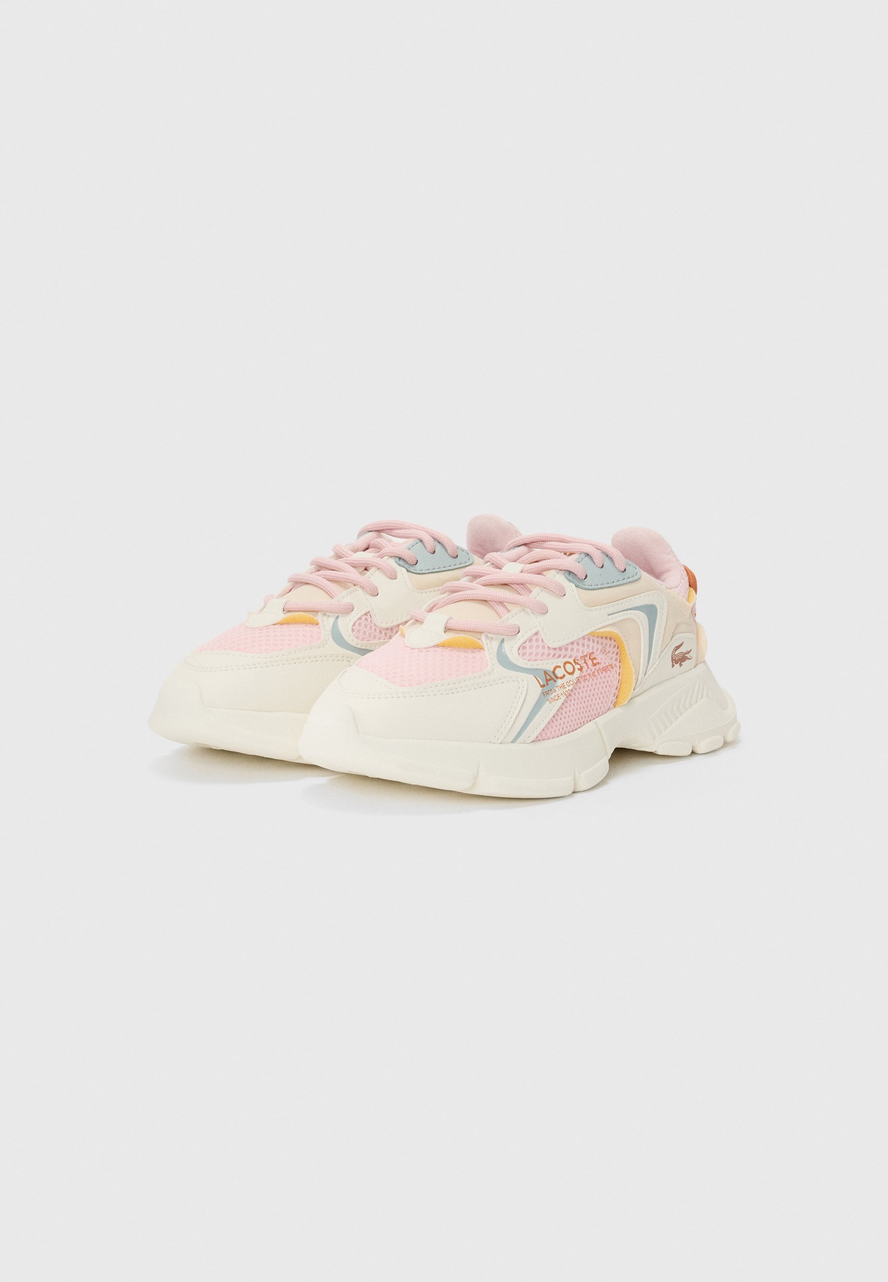 Lacoste JUNIOR L003 NEO UNISEX - Sneakers - roze/bruin