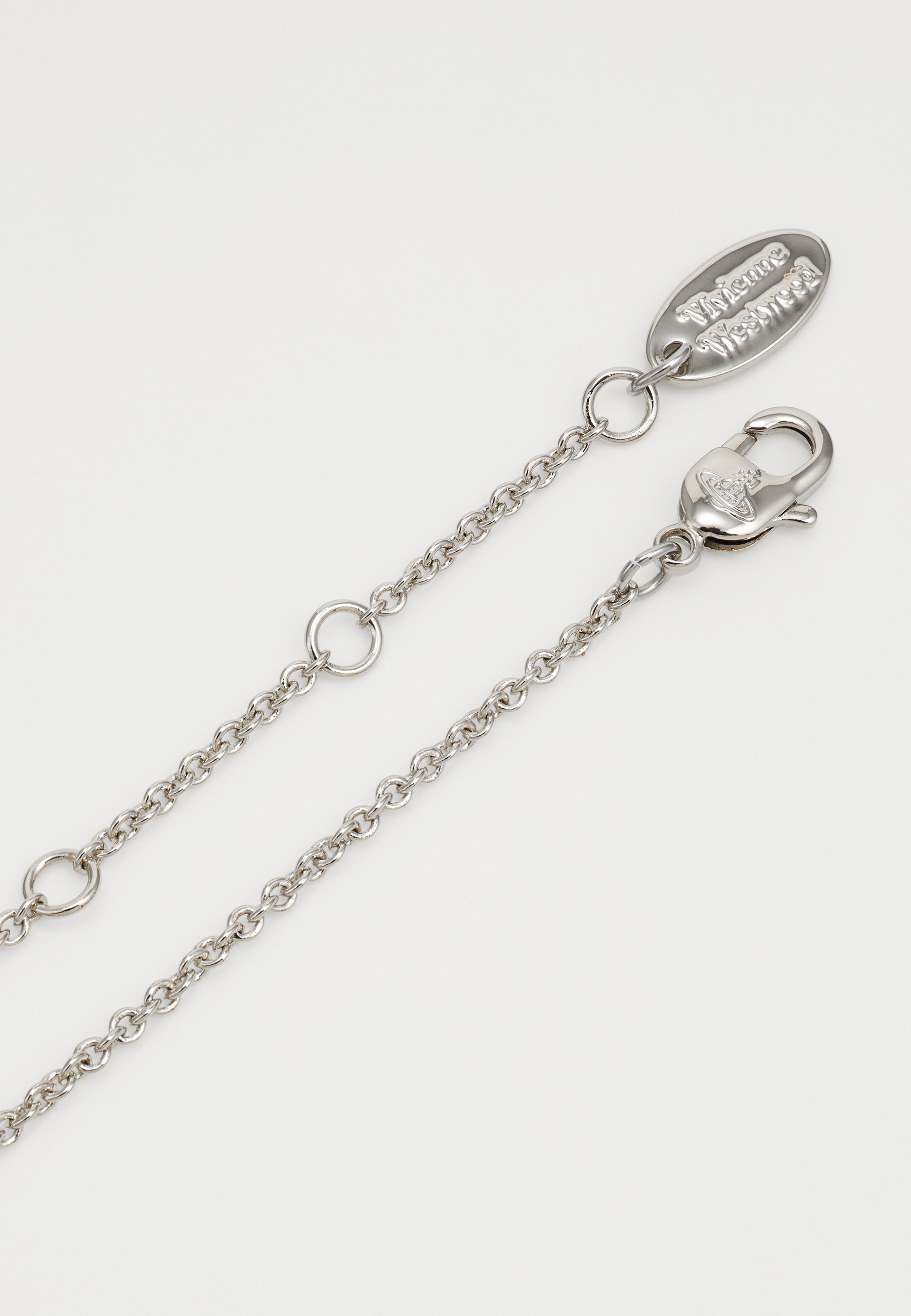 Collana con ciondolo a rilievo GRACE BAS di Vivienne Westwood - colore argento/rosa