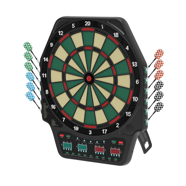 Electronic dartboard, green