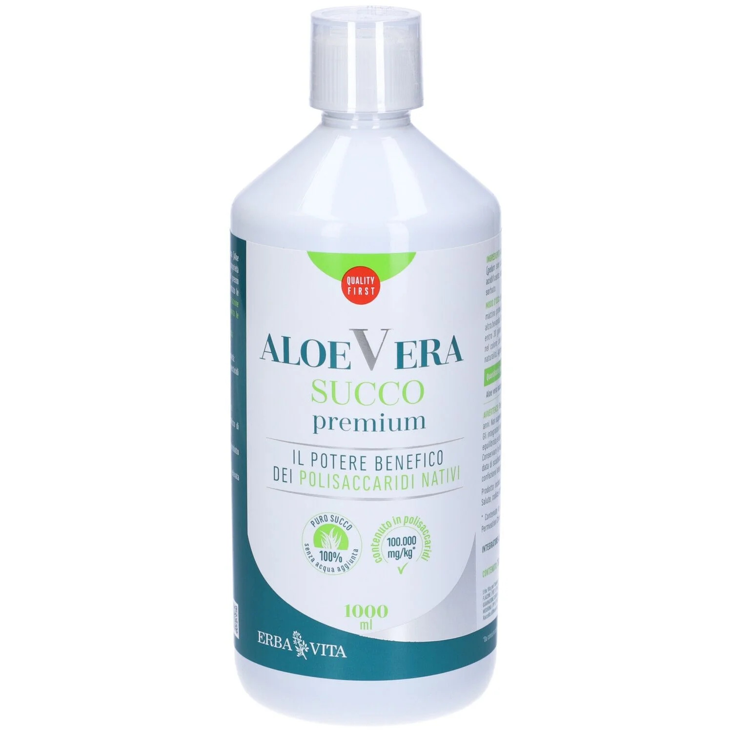 ERBA VITA Aloë Vera Sap Premium 1000ml