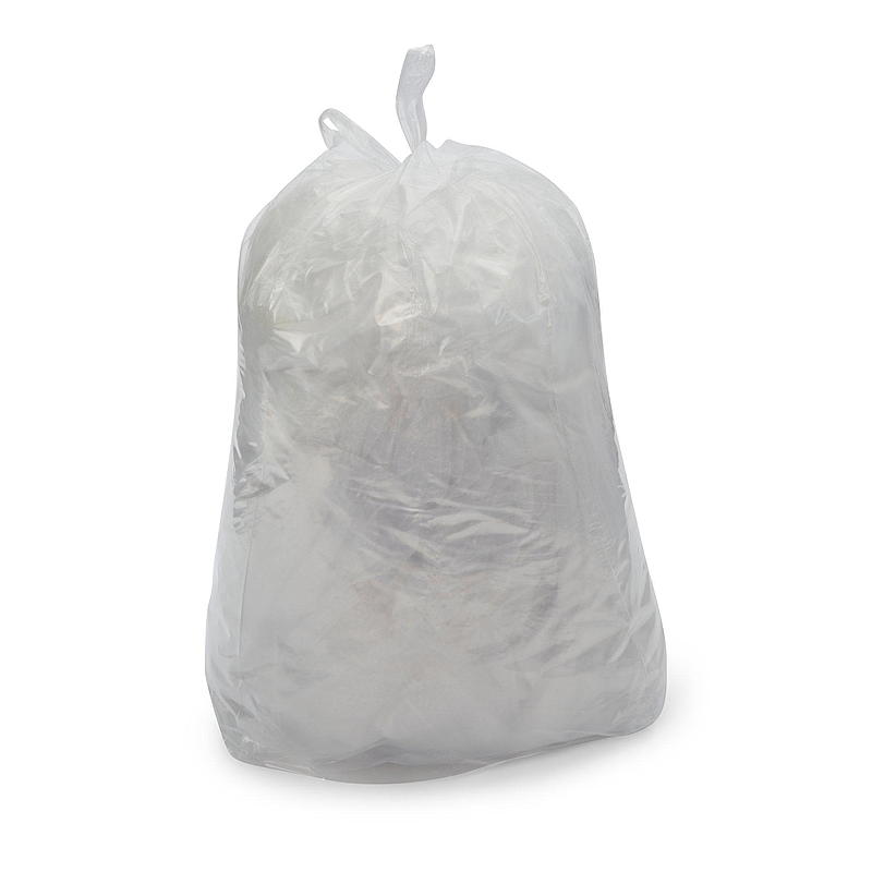Snabbavfallspåse 10-pack 100 l, transparent, tjock