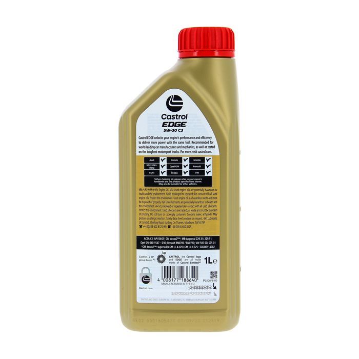 Aceite de motor - CASTROL EDGE 5W-30 C3 - 1L - 5W30