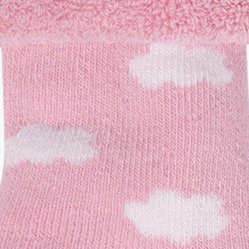 Cabaia Socken in den Wolken – Rosa Babysocken-Packung
