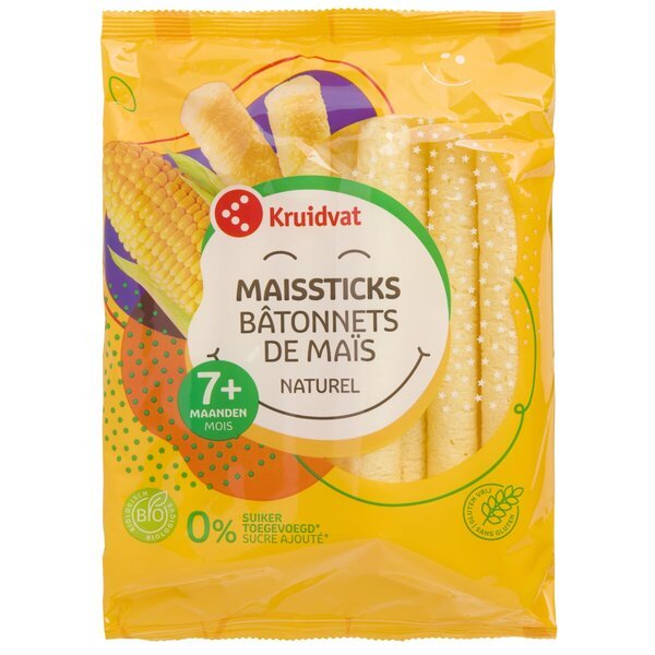 „Kruidvat 7+M“ ekologiški natūralūs kukurūzų stiebai<br>16 vnt.