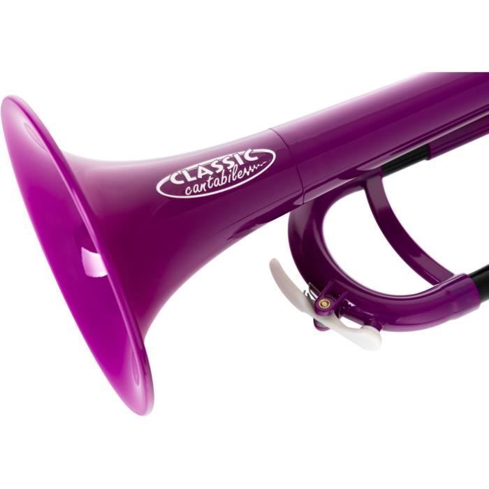 Classic Cantabile MardiBrass trompette Sib en plastique lilas