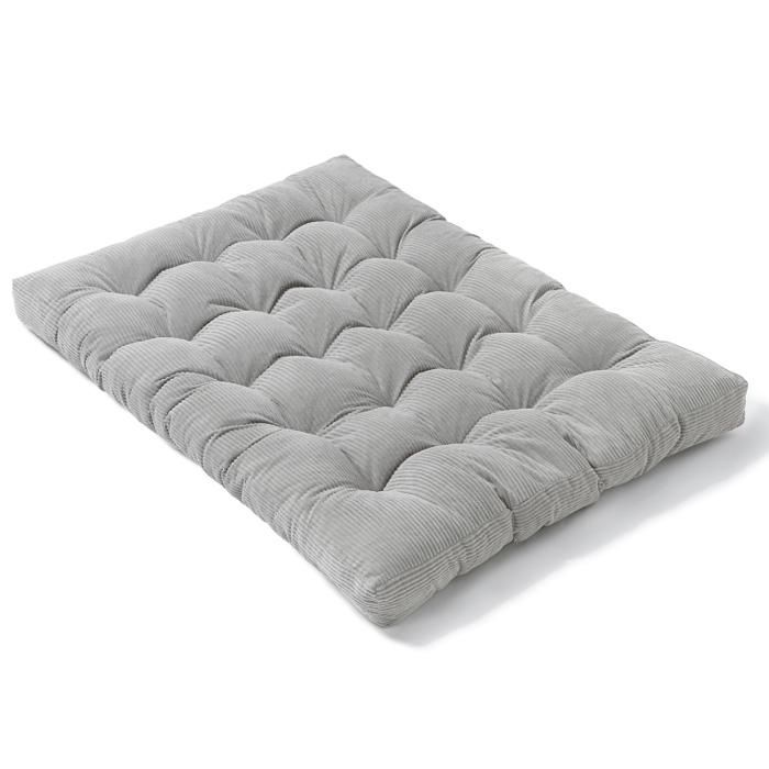 Materasso futon - 160x200 cm - Bananair - Grigio chiaro