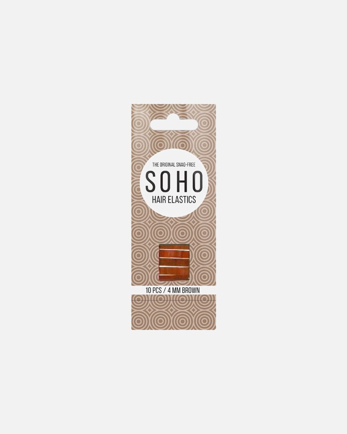 SOHO plaukų gumytės be slinkimo - 10 vnt.