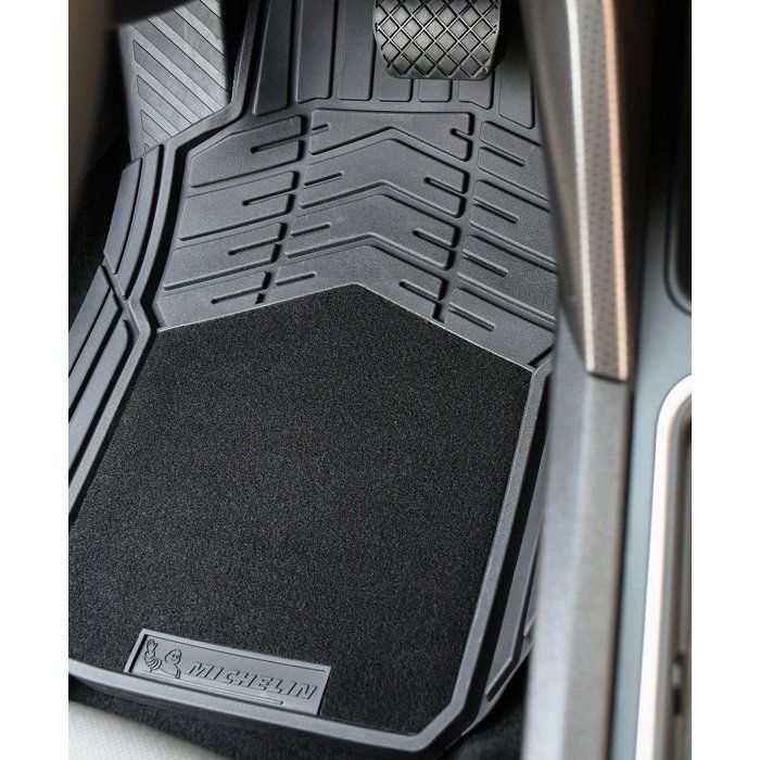 Michelin 4 Tapis Universels Caoutchouc + Moquette