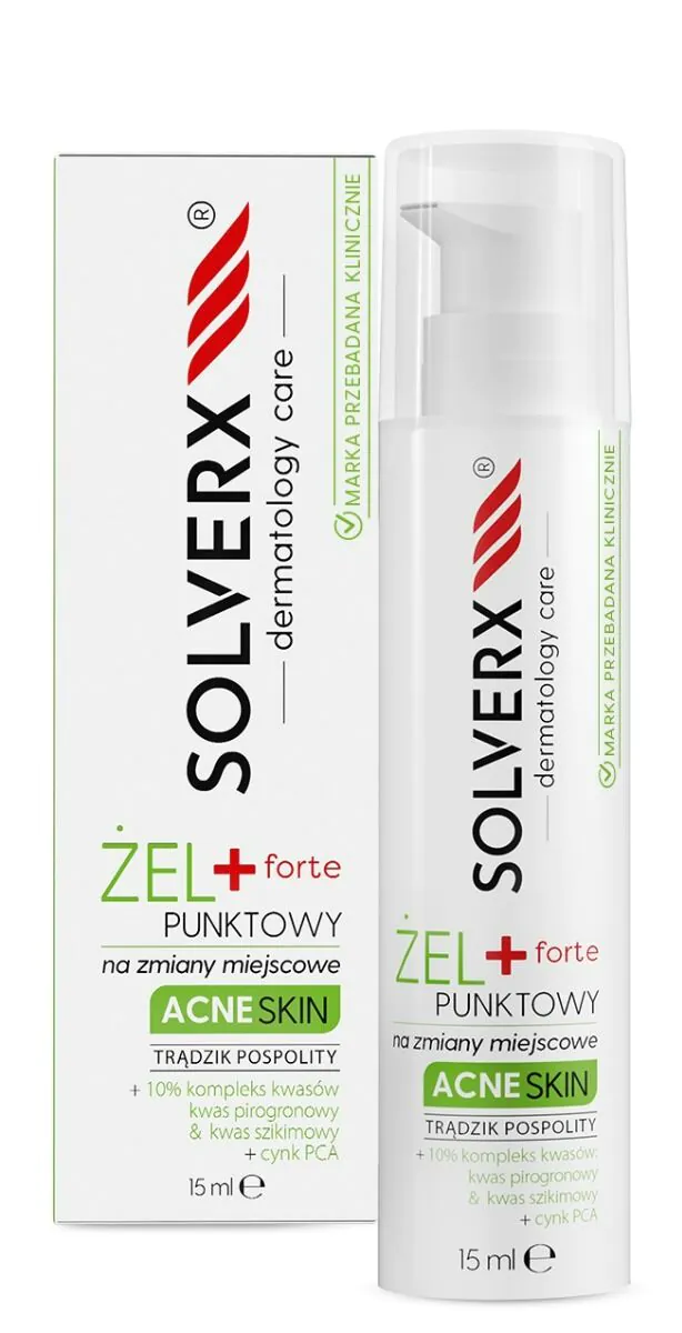 Solverx Acne Skin Forte Żel Punktowy