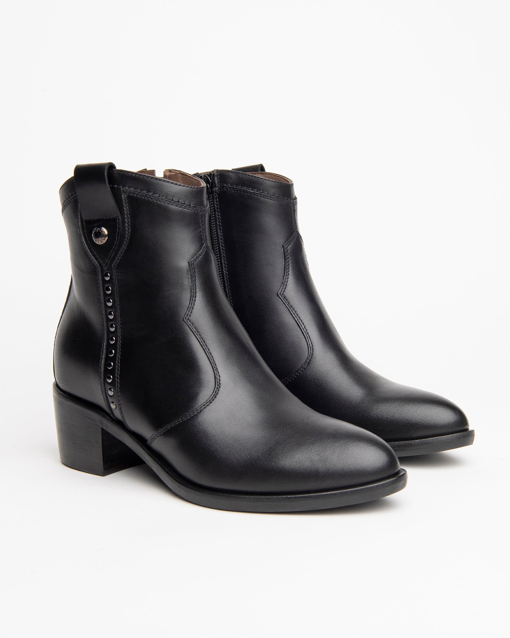  Damen-Ankle-Boots aus Leder