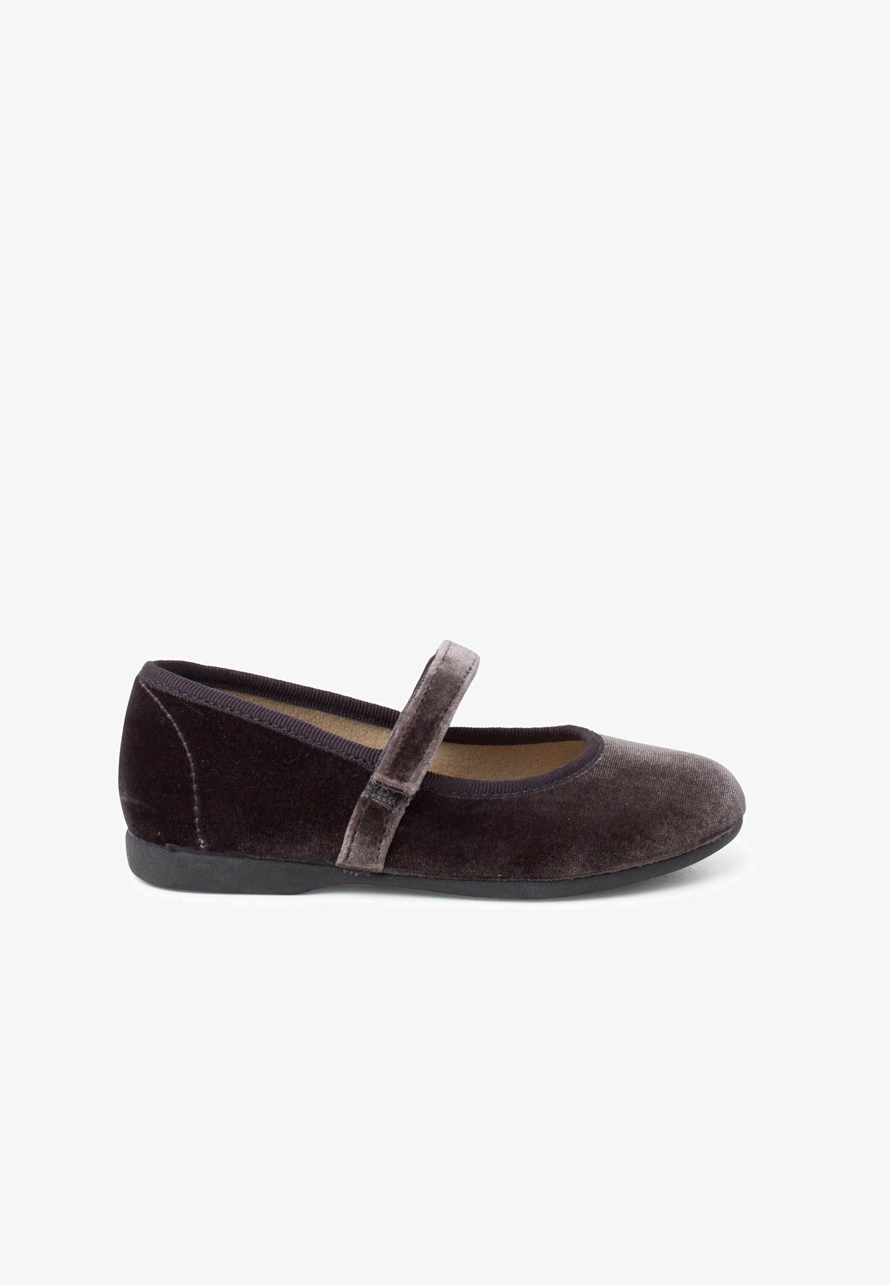 Pisamonas MERCEDITAS TIRA FINA ADHERENTE – Ballerinas mit Knöchelriemen – Grau