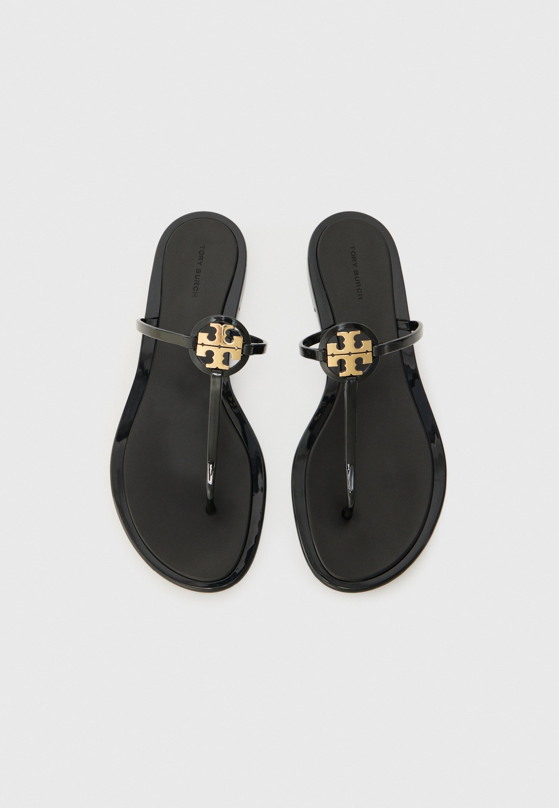 Sandali Tory Burch MILLER JELLY - modello T-bar - perfetti nei colori nero/oro