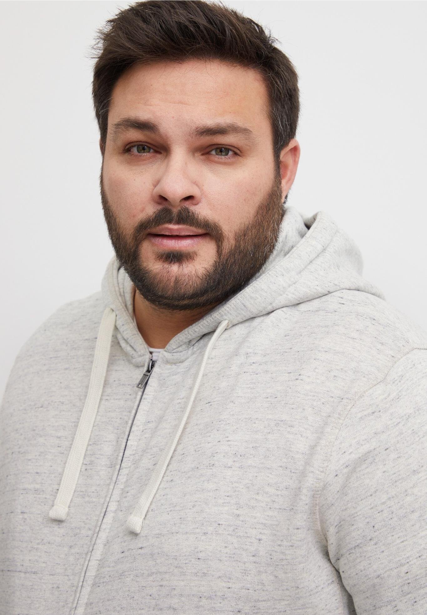 Blend BHAlton - Sweatshirt mit Reißverschluss - Steinmischung