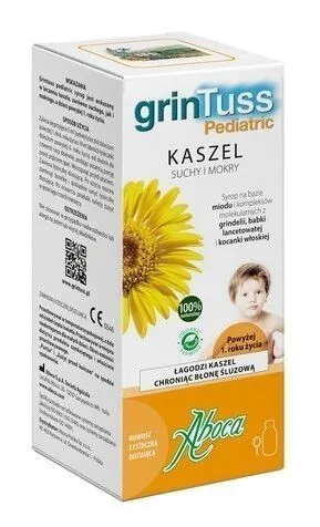 Aboca GrinTuss Pediatric Preparat na kaszel suchy i mokry Syrop