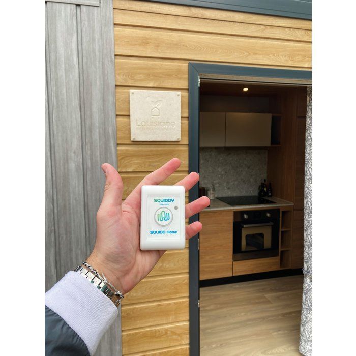 Alarme connectée - SQUIDD - Home 2ème génération - Sans Wi-Fi ni réseau cellulaire - Sirène 105 dB - Gestion smartphone