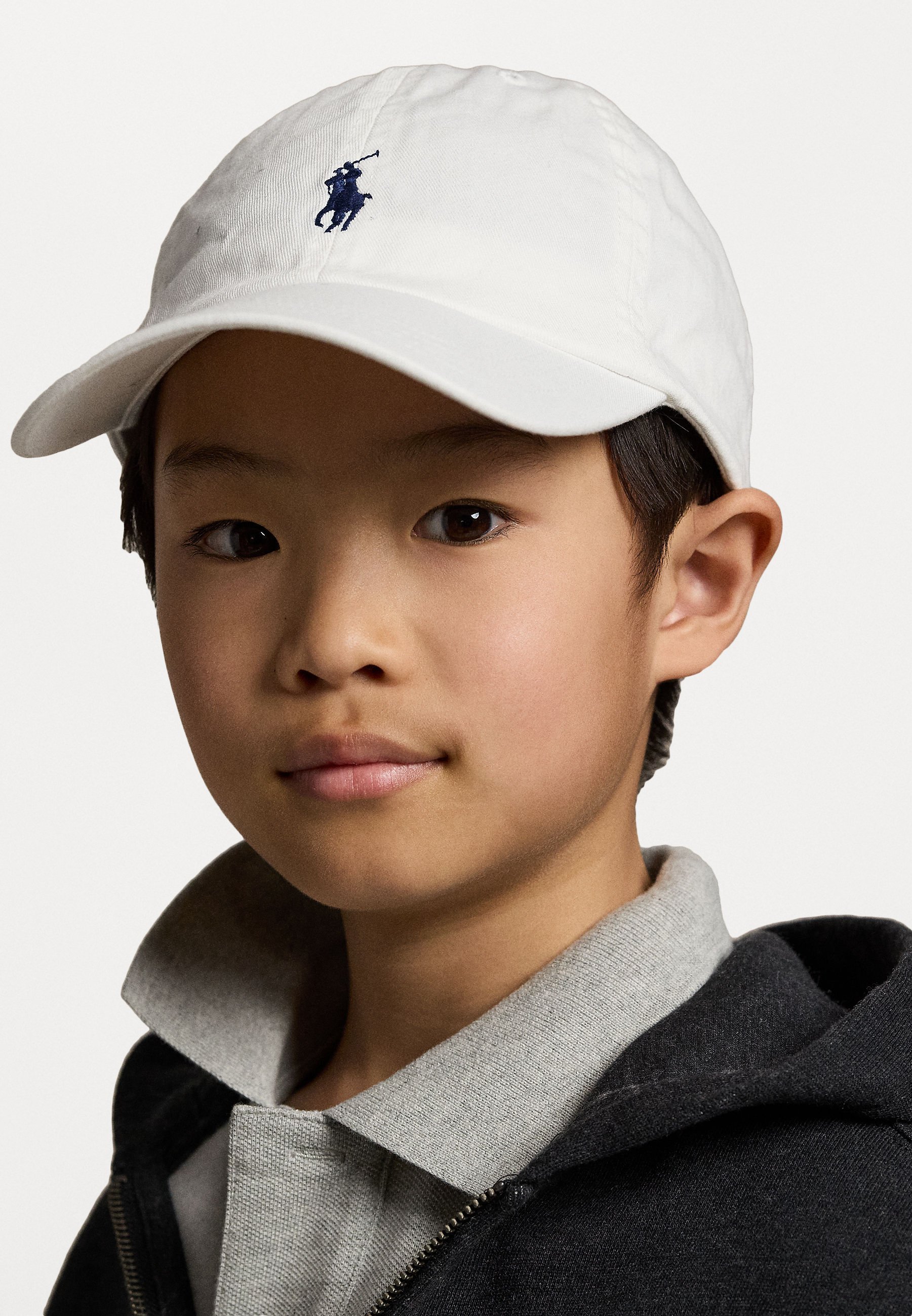 Casquette Polo Ralph Lauren en coton chino - Blanche