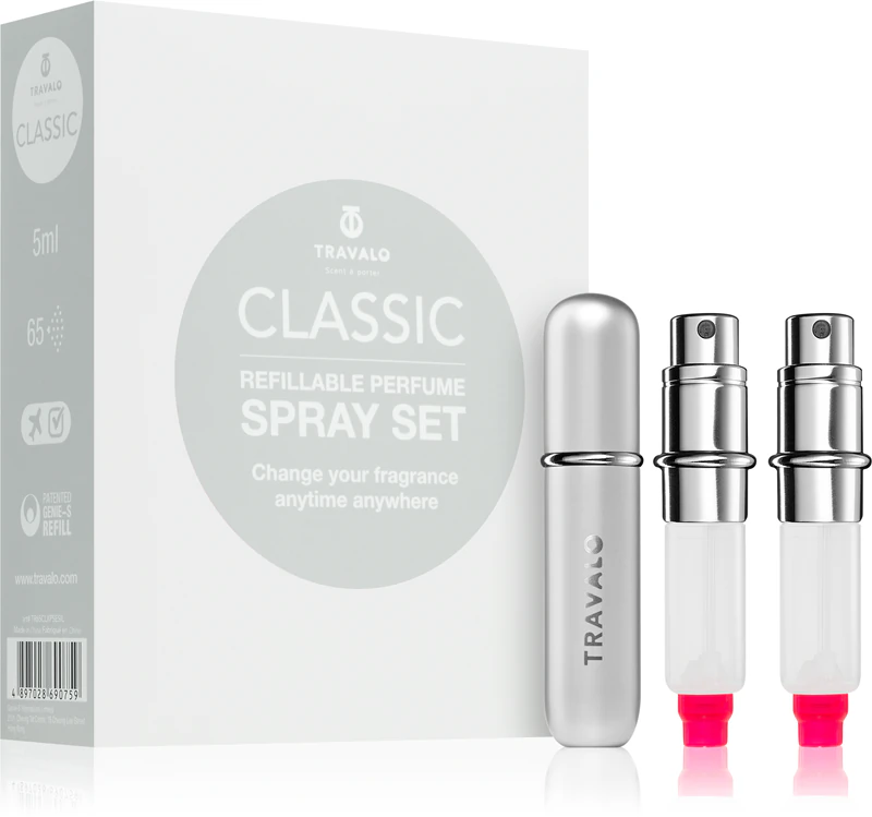 Travalo Classic HD Unisex Cadeauset Zilver