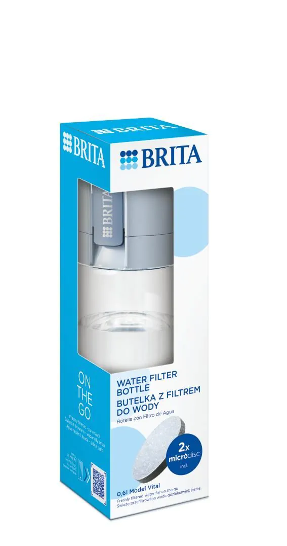 Brita Vital Pastelowy Błękit - Butelka z filtrem 1 szt.