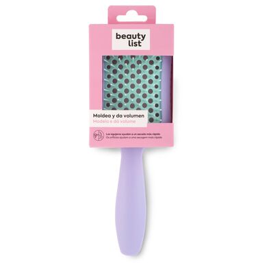 „Beauty List“ plaukų šepetys apimčiai ir greitam džiovinimui, alyvinis, 1 vnt.