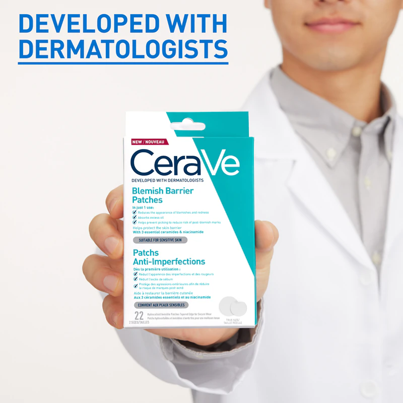 CeraVe Blemish Control Barrier Patches pre problematickú pleť proti akné