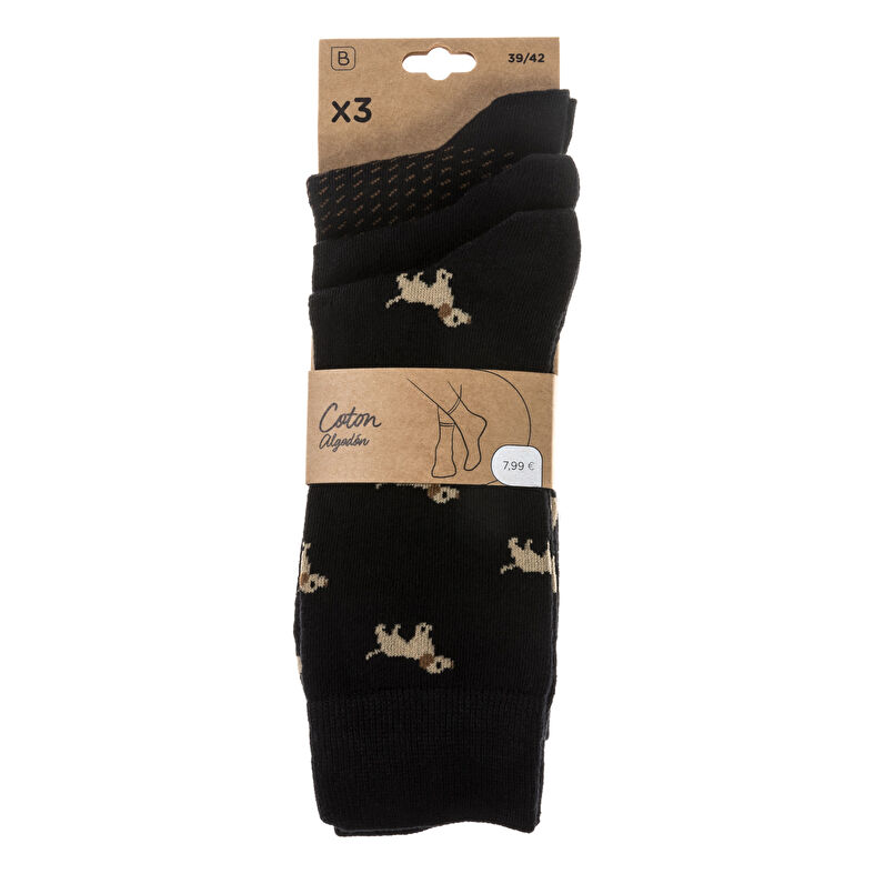 Schwarze Socken und Strumpfhosen für Herren