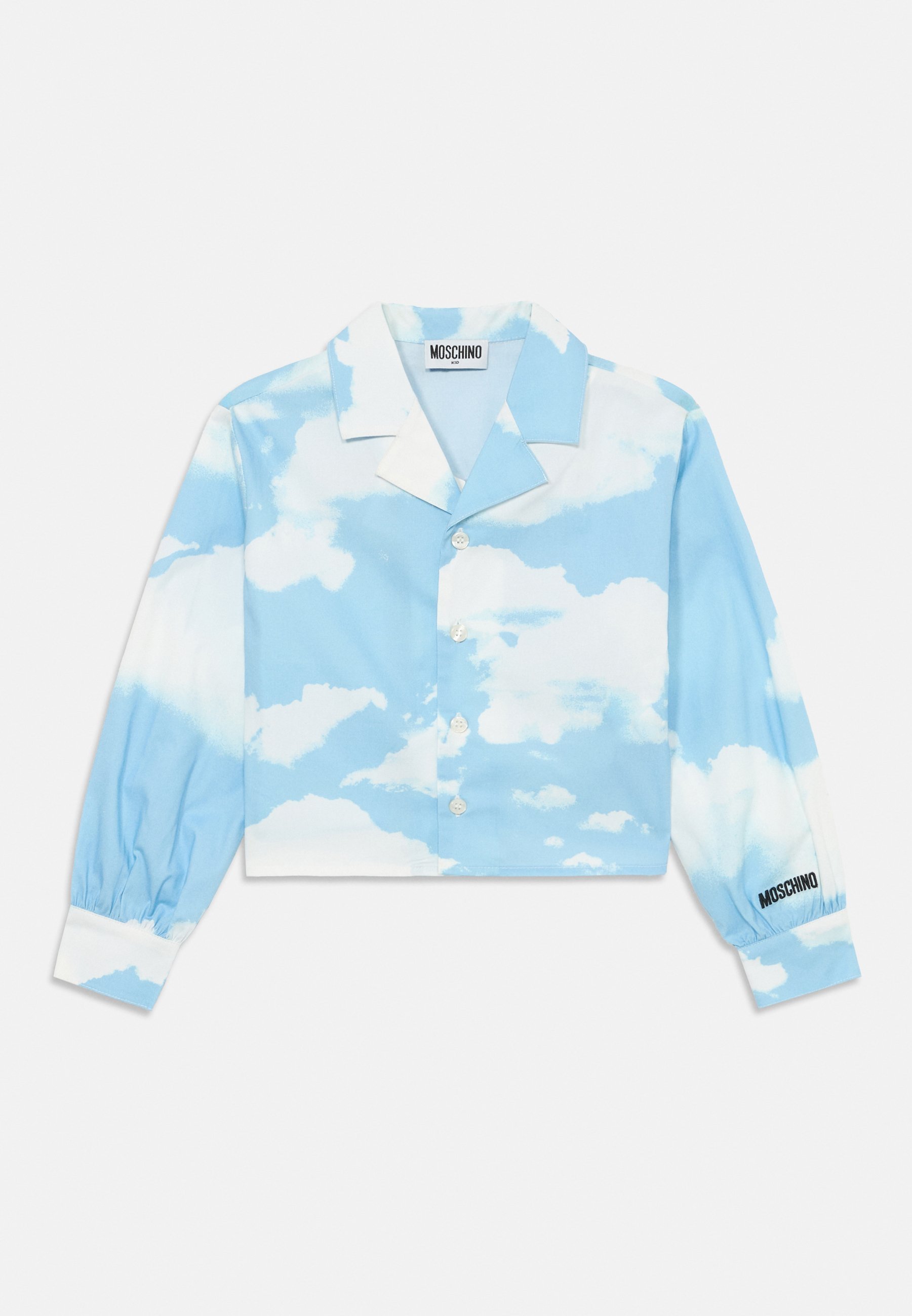 CAMICIA MOSCHINO - Camicetta con bottoni - azzurro/bianco