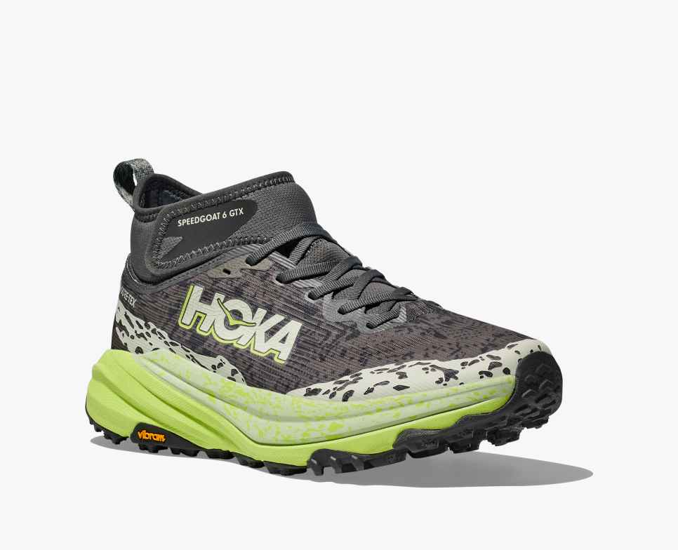 HOKA Speedgoat 6 középtalpú GORE-TEX külső pálya / saláta