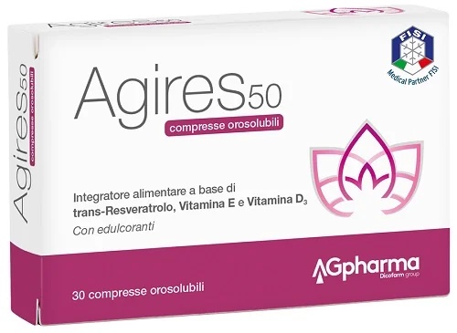 AG PHARMA Ag-Res 50 30 comprimés orodispersibles Complément alimentaire pour la ménopause