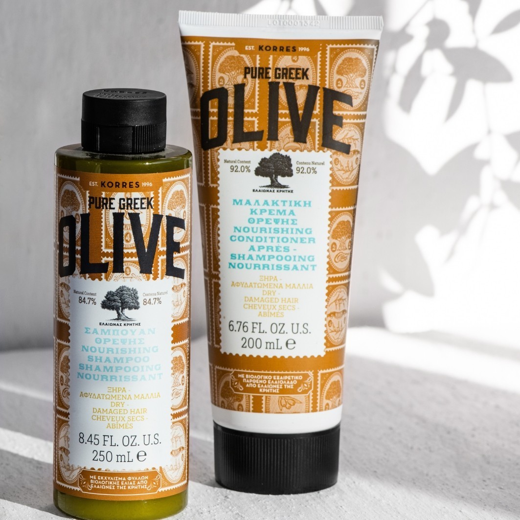 KORRES Olive Care šampūnas plaukams, 250 ml