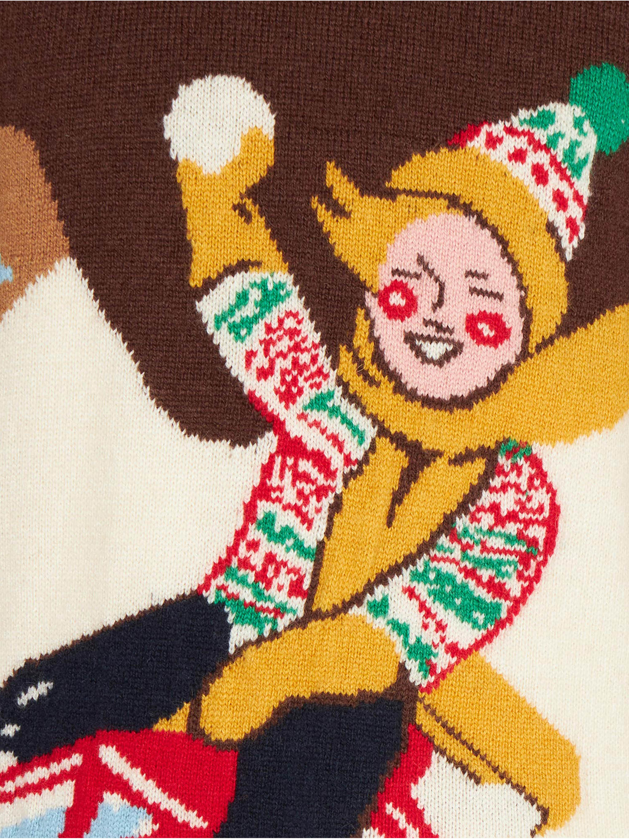 Maglione da bambino con stampa cartoline Cortina