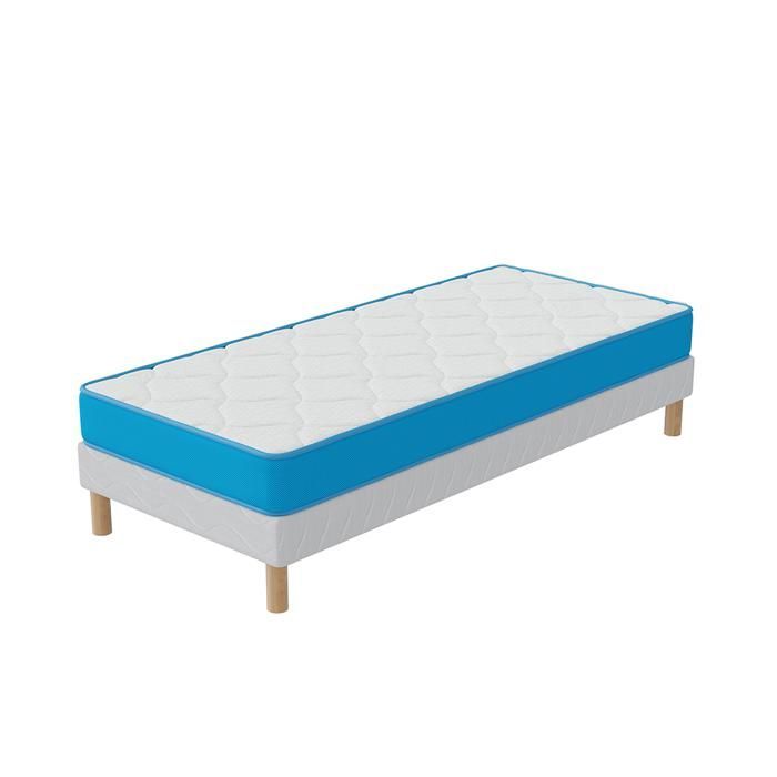 Base de cama y colchón Fresh Memory de 90x200 cm – Altura 15 cm