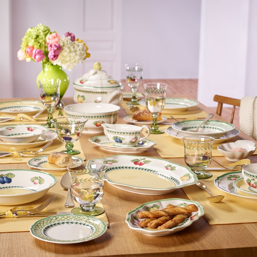 Villeroy & Boch trauku komplekts, katliņš virspusē, French Garden Fleurence - 1 gab.