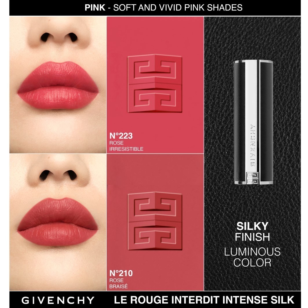 Givenchy lūpų dažai Le Rouge Interdit Intense Silk - 3,4 g