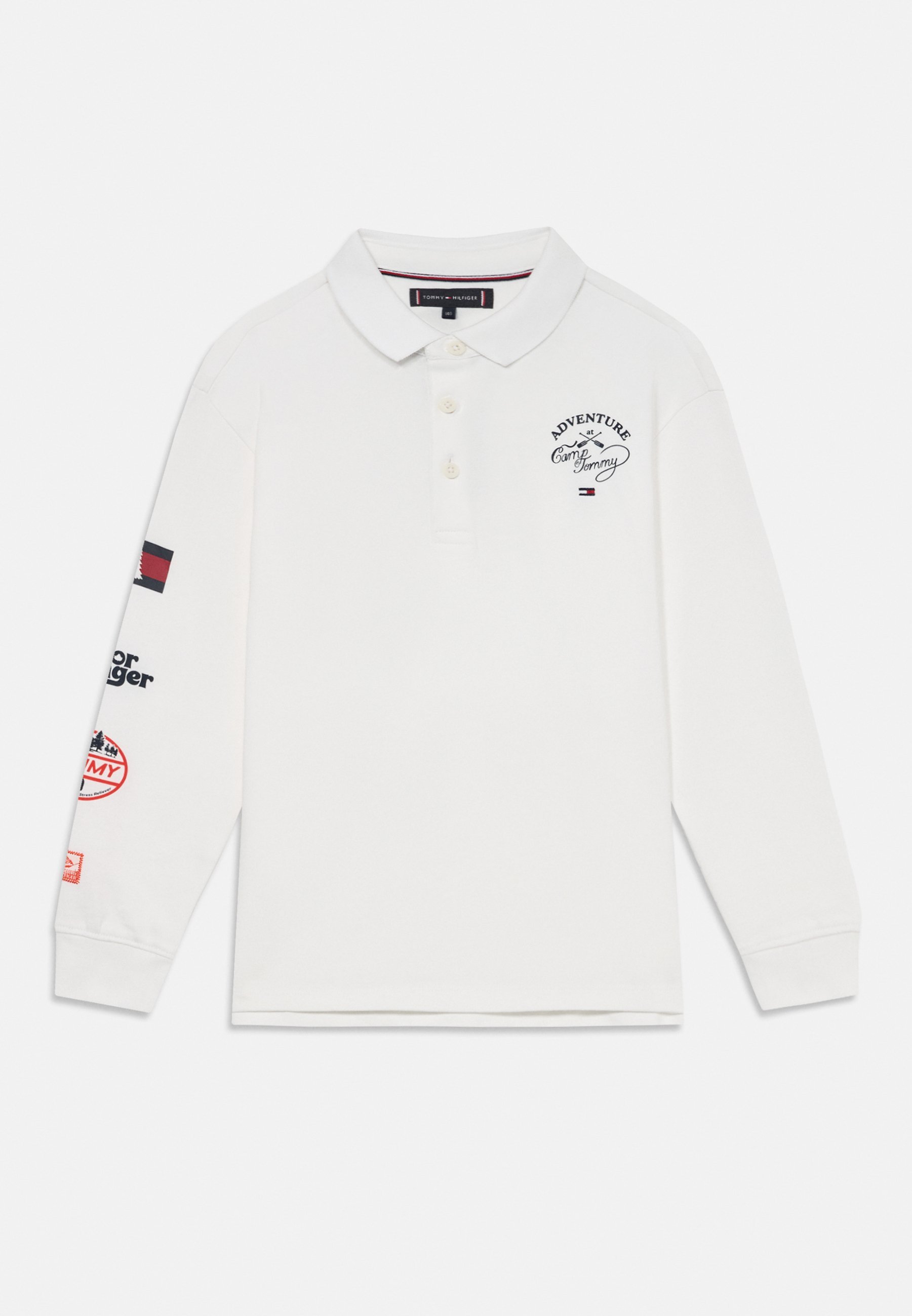 Tommy Hilfiger CAMP MULTI PRINT - Maglia a maniche lunghe - bianca