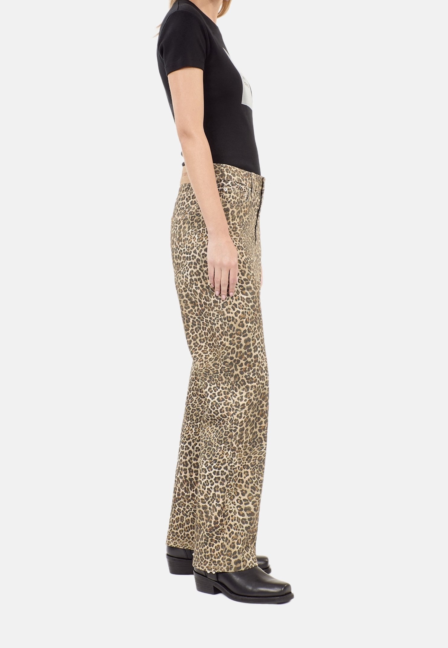 Kooples-farkut, suorat lahkeet - ruskea
