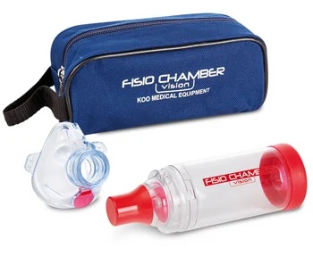 FISIOCHAMBER FisioChamber Vision Inhalationskammer für Säuglinge mit Ventil und Maske für Kinder von 0-3 Jahren