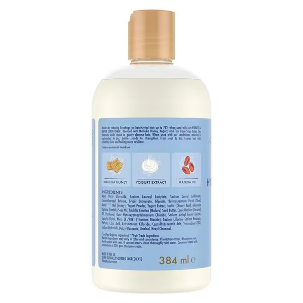 SheaMoisture Hydratacijski in obnovitveni šampon z manuka medom in jogurtom<br>384 ml