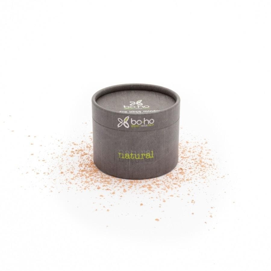 Boho žalia mineralinė makiažo pudra, biri, 10 g