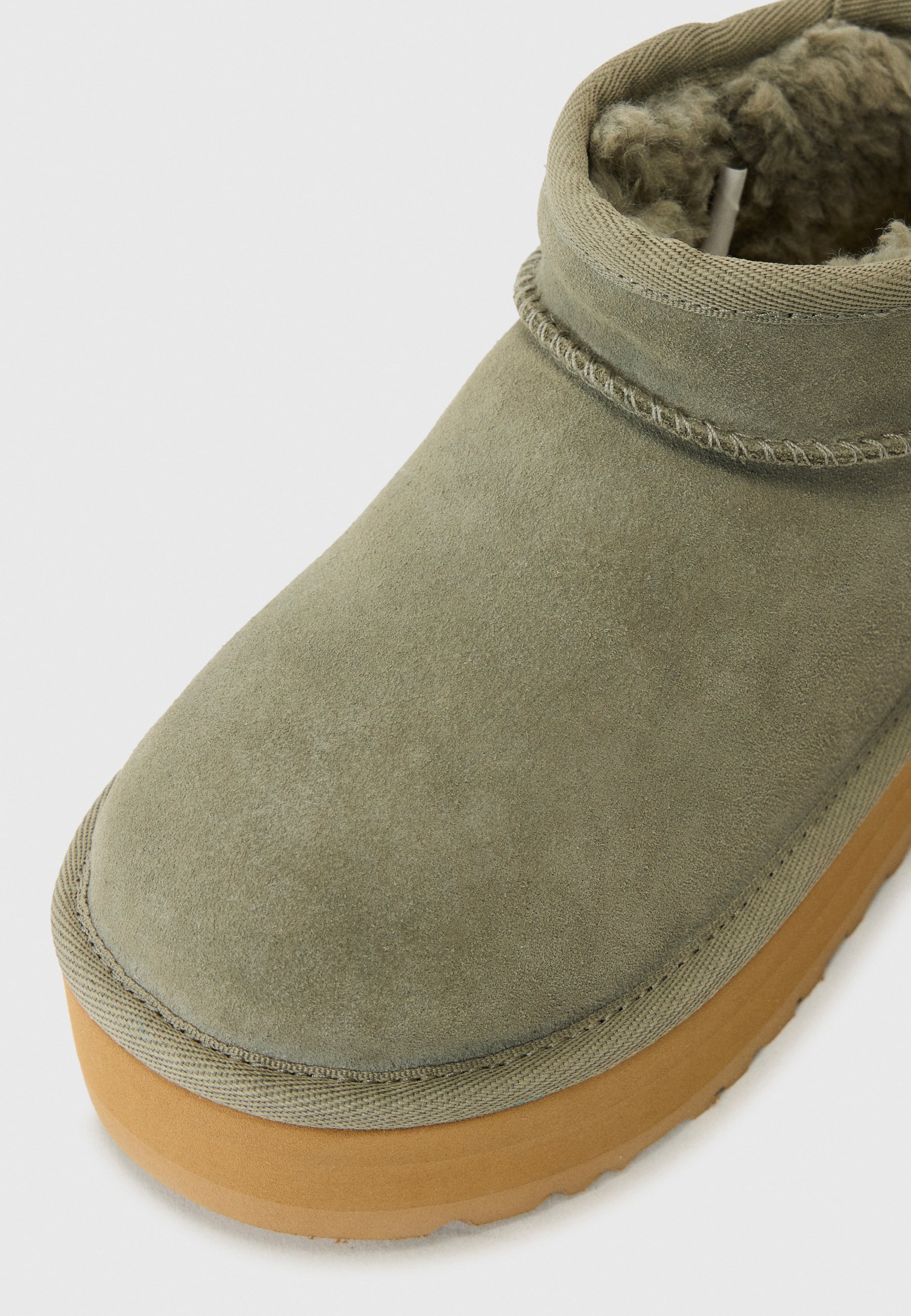 UGG CLASSIC ULTRA MINI UNISEX - Stivaletti classici - verde muschio