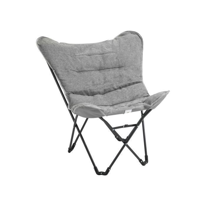 Folding camping chair - FurnitureR - 120 kg capacity - Padded seat - Non-slip feet