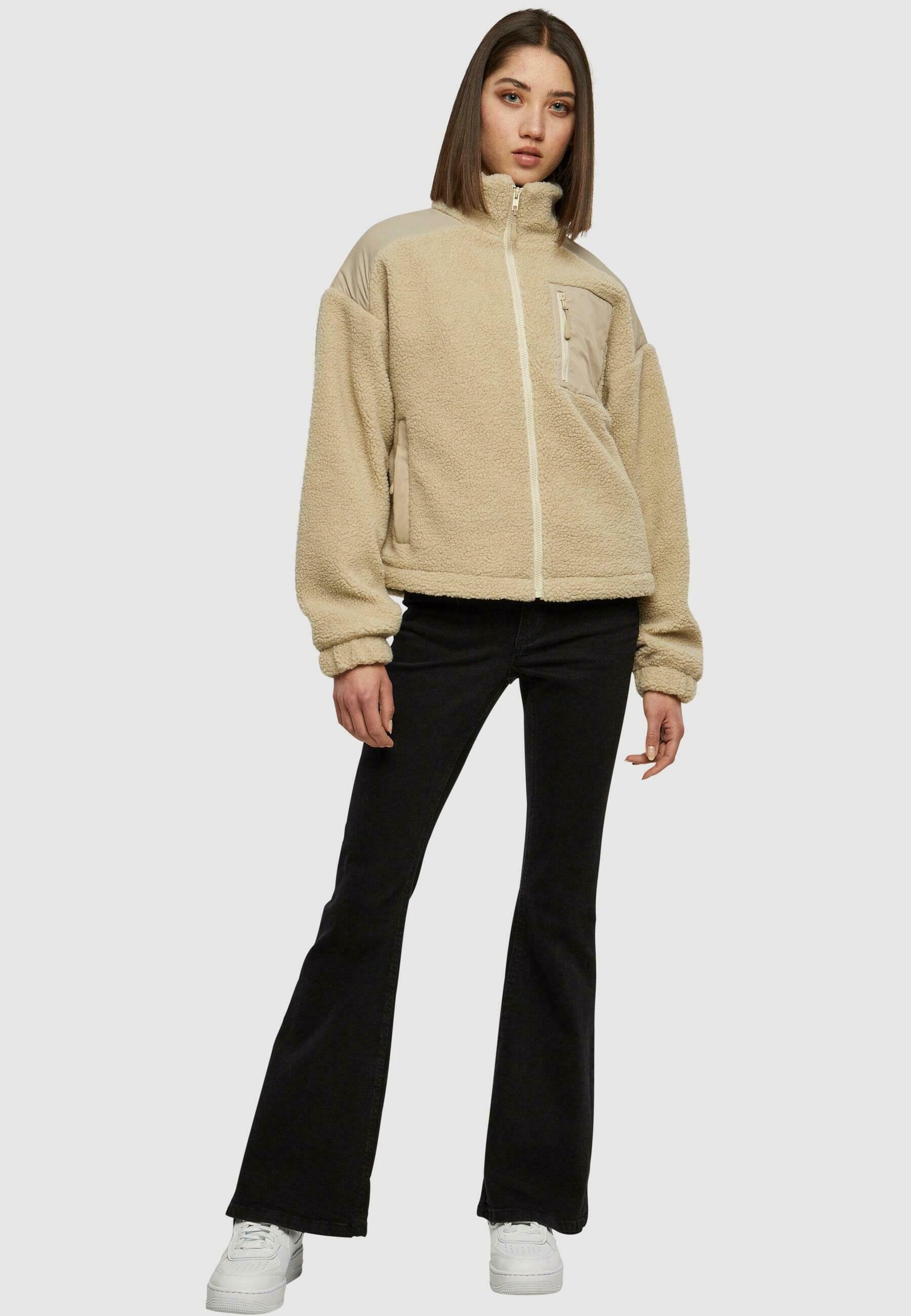 Urban Classics fleecejack - wetsand