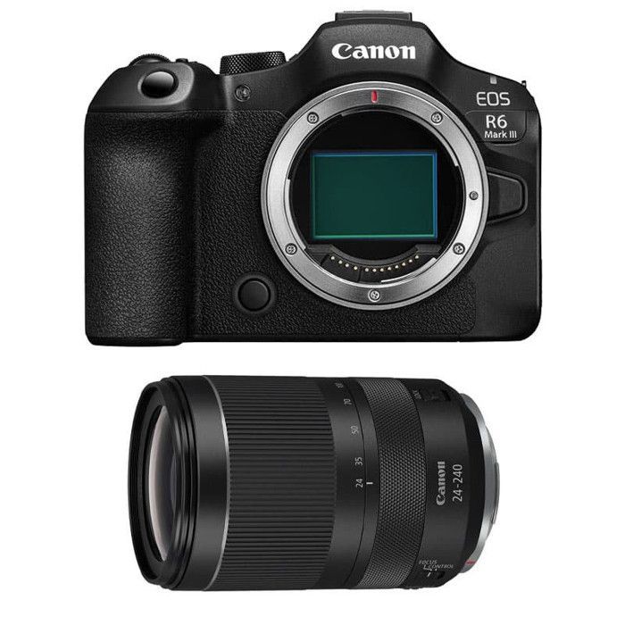 Canon EOS R6 Mark III -hybridikamera + RF 24-240mm f/4-6.3 IS USM