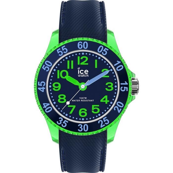 Montre enfant - ICE WATCH - Ice Cartoon XS Dino - Bracelet silicone vert - Étanche 100m - 28mm