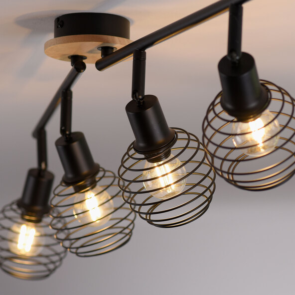 Lampă de tavan Eugen E14, 4 becuri