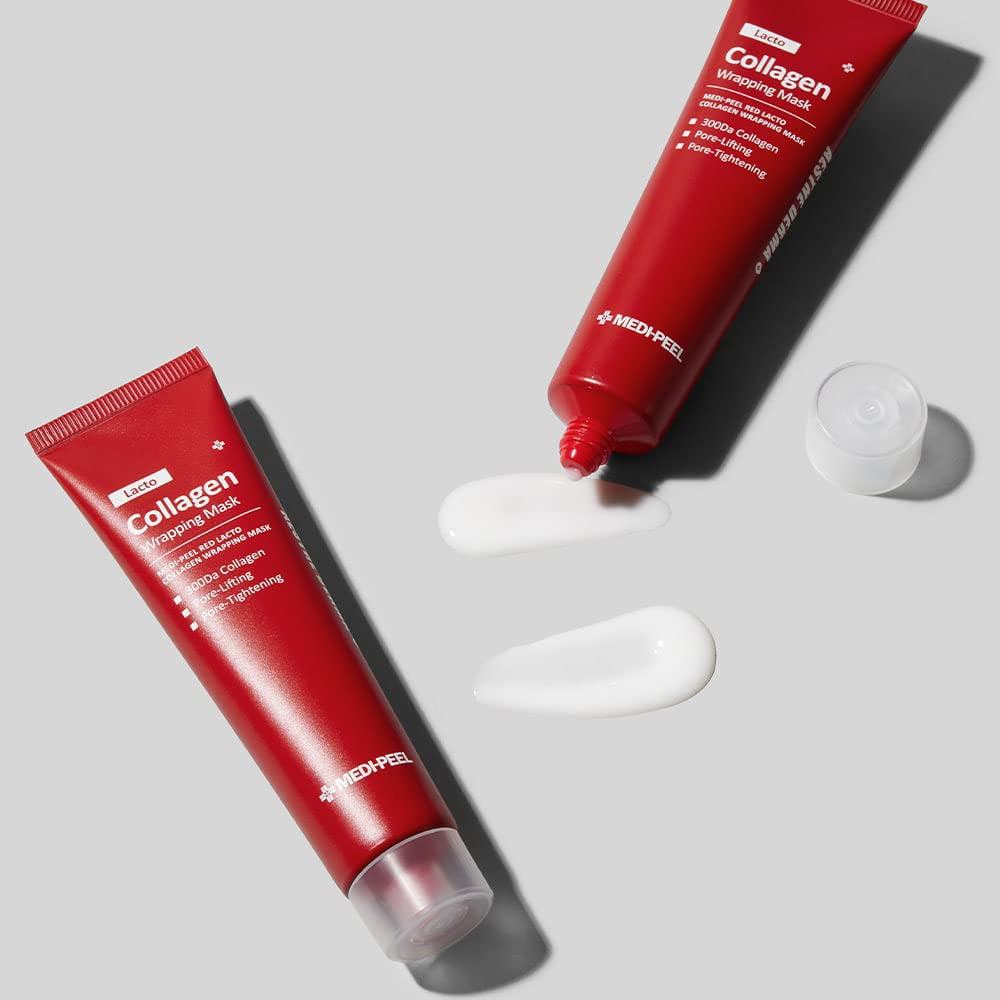Pretnovecošanās maska Sarkana lakto kolagēna ietīšanas maska – 70 ml